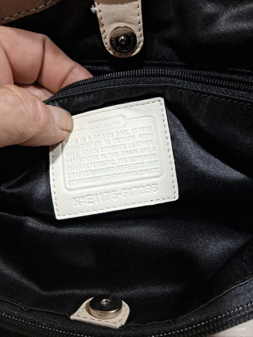 Coach all leather